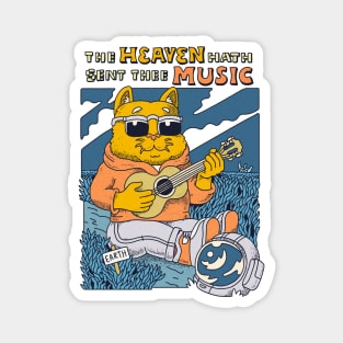 The heaven hath sent thee music Magnet