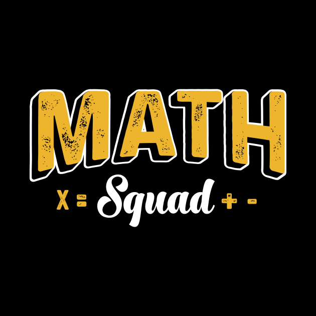 Math squad by quotesTshirts