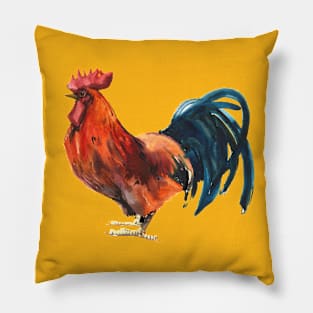 Red Rooster Pillow