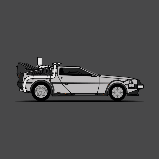 Back to the Delorean by Lafta Design