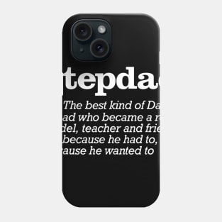 Mens Stepdad Definition Stepfather Gift From Kids T shirt Phone Case