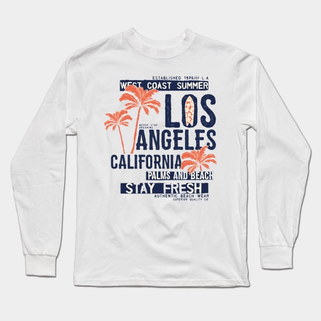Los Angeles Summer Graphic Oversized Tee