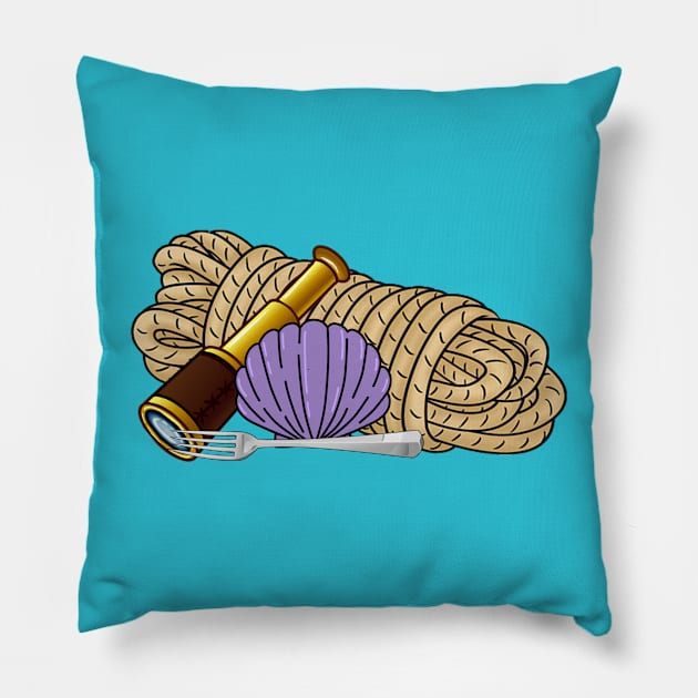 Under the Sea Pillow by duchessofdisneyland