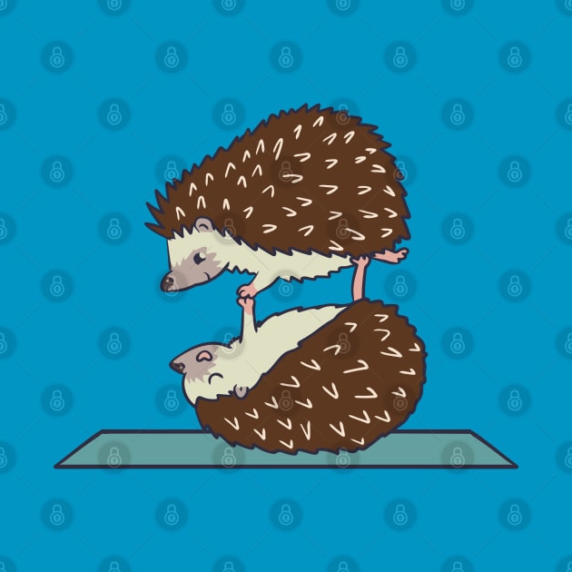 Acroyoga Hedgehog by huebucket