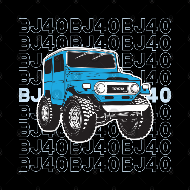 BJ40 Stacked in Blue by Bulloch Speed Shop