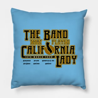 California Lady Tour Pillow