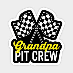 Grandpa Pit Crew Magnet