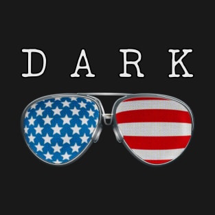 USA PILOT GLASSES DARK T-Shirt