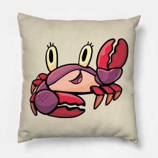 happy baby crab Pillow