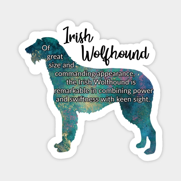 Irish Wolfhound Magnet by ApolloOfTheStars