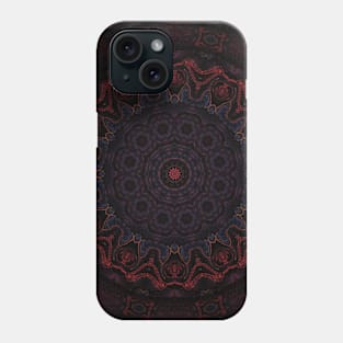 Orange Autumn Mandala Design Fall Phone Case