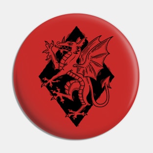 dragon heraldry Pin