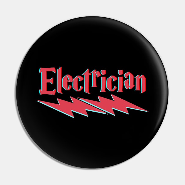 Electrician Classic - Electrician Pin by cheesefries