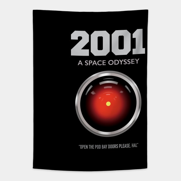 2001 A Space Odyssey - Alternative Movie Poster Tapestry by MoviePosterBoy