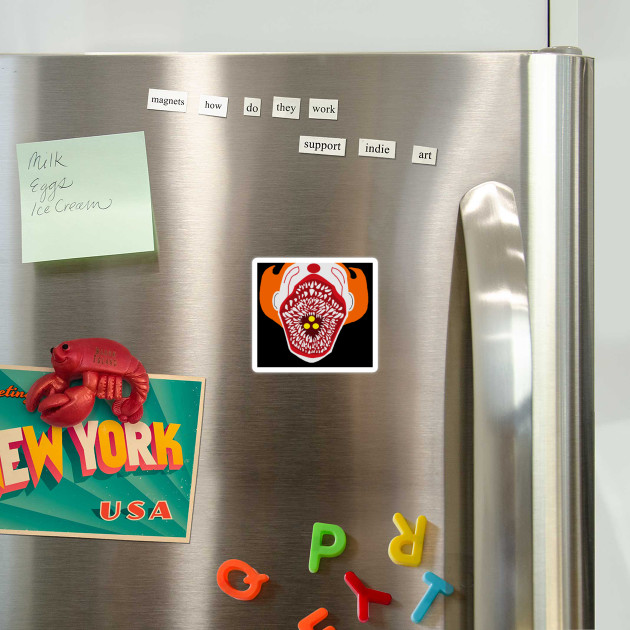 It Pennywise Face Pulled Back Deadlights Wider Open Mouth It Pennywise Dancing Clown Deadlights Magnet Teepublic Au Share a gif and browse these related gif searches. it pennywise face pulled back deadlights wider open mouth