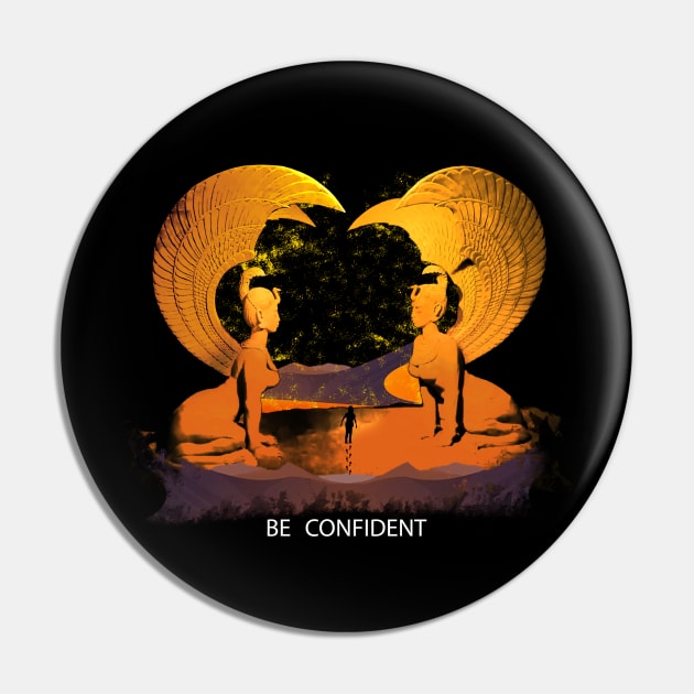 Confidence is Key Pin by Junnas Tampolly