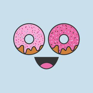 donut happy face T-Shirt