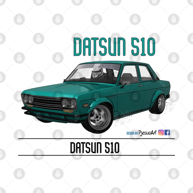 Datsun 510 Aqua by PjesusArt