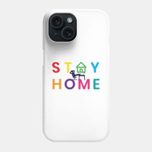 Fight Coronavirus and Covid 19 - Stay Home, Stay Safe Phone Case
