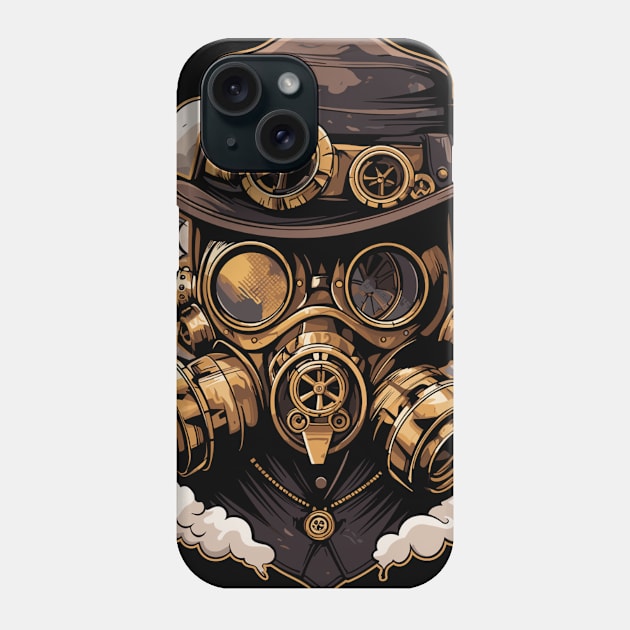 Steampunk Mask Phone Case by Ai Grafis