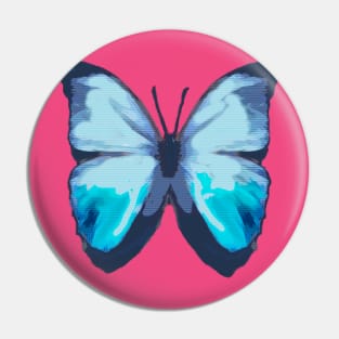 Blue Butterfly Pin