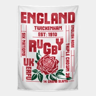 England Rugby English Rose Triple Crown Tapestry