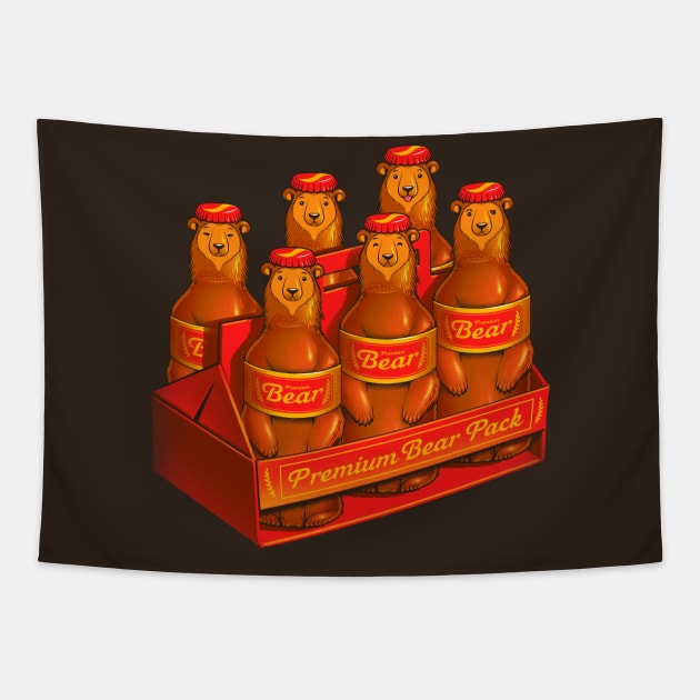 Pack of Bears Tapestry by Tobe_Fonseca