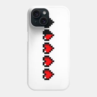 Retro Gamer health bar Phone Case