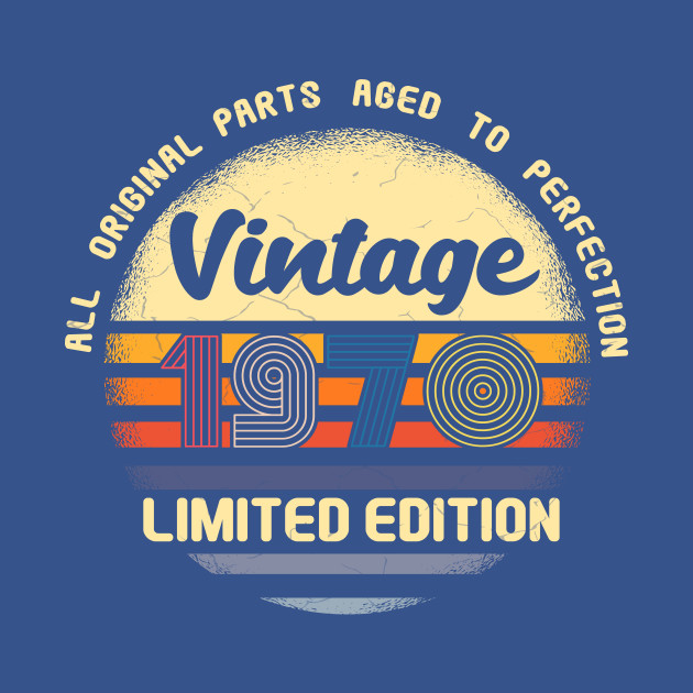 Discover Vintage 1970 Limited Edition Perfection Birthday - 1970 - T-Shirt