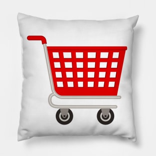 Cute Shopping Cart Pillow