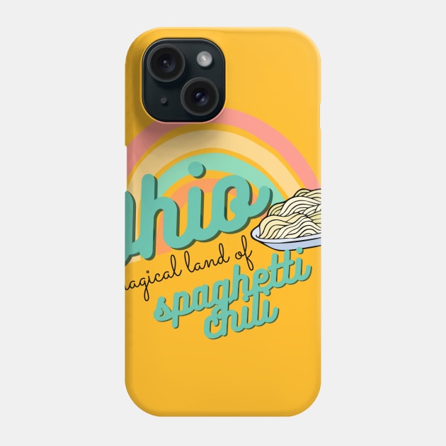 ohio - spaghetti chili Phone Case by Summyjaye