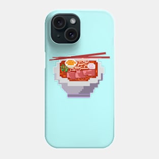 ramen pixel art Phone Case