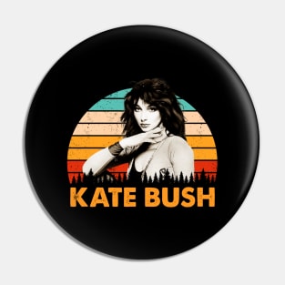 Vintage Kate Bush Retro 80s 90s Pin
