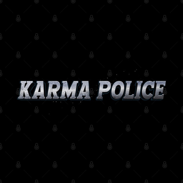 KARMA POLICE (RADIOHEAD) by QinoDesign