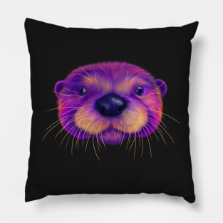 Purple Otter Pillow