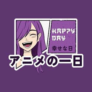 Happy day with anime T-Shirt