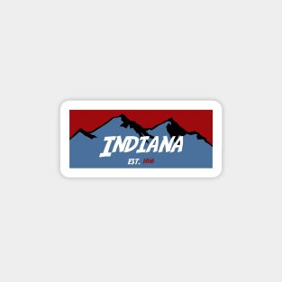 Indiana Mountains Magnet