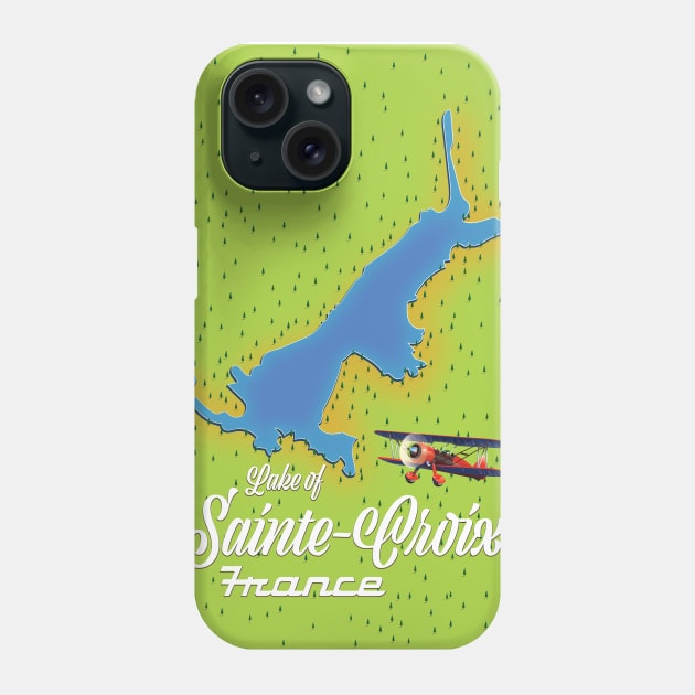 Lake of Sainte-Croix France Phone Case by nickemporium1