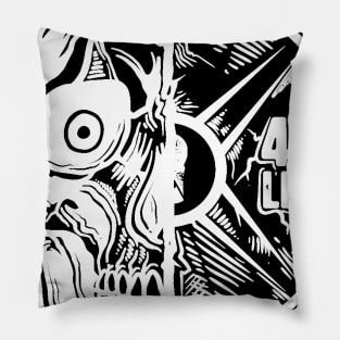 Dead Lift Skull Pillow