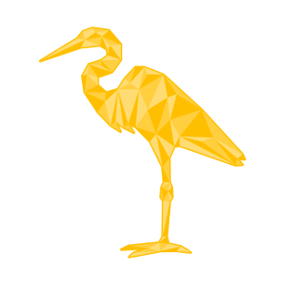 Low-poly Egret T-Shirt