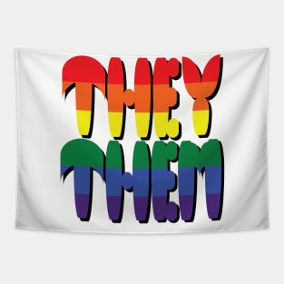 They/Them Pronouns Tapestry