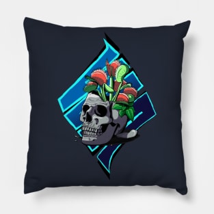 Venus flytrap in a Skull Pillow