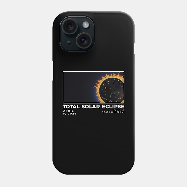 Totality Eclipse 2024 Phone Case by clownescape