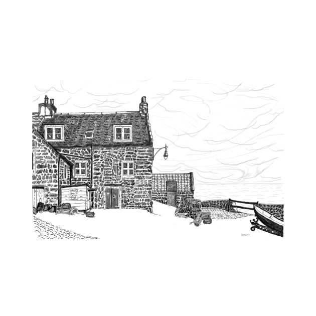 Harbour house: Crail in Fife, Scotland by grantwilson