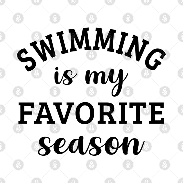 Swimming Is My Favorite Season by HeroGifts