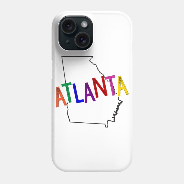 Atlanta Phone Case by FontfulDesigns