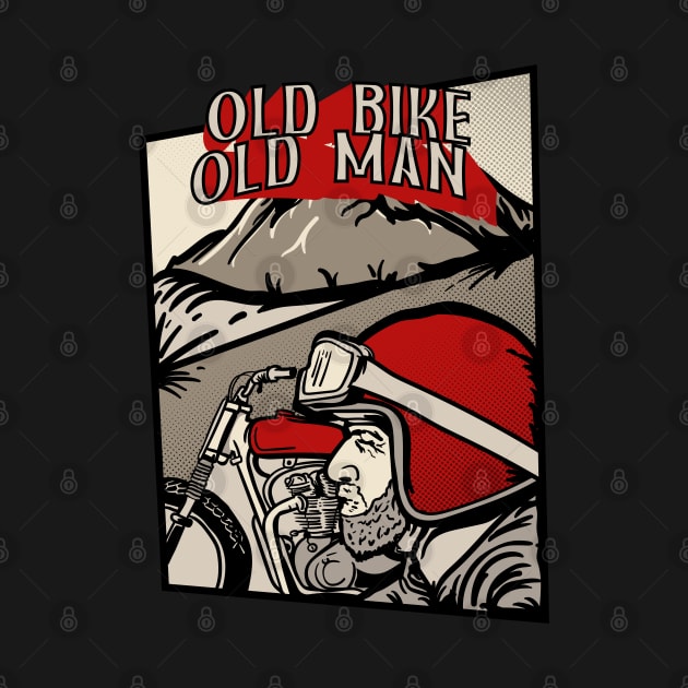 old biker by Stenau Artwerk