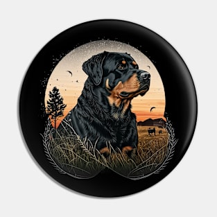 Rottweiler country Pin