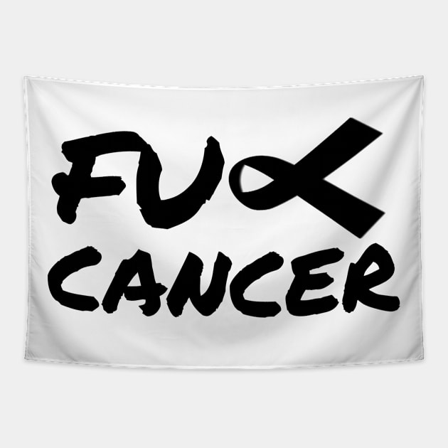 Fuck cancer Tapestry by white.ink