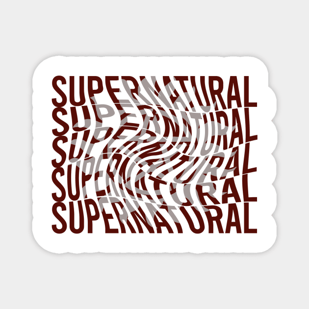 Supernatural tv series lover Magnet by Maffw